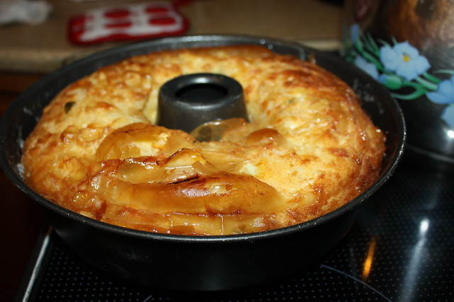 Cheese pie in a cake tin by Mrs. Eleni