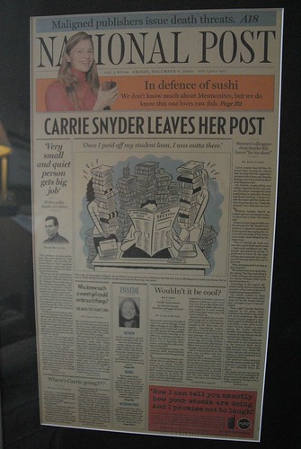 fake front page from Dec. 8, 2000