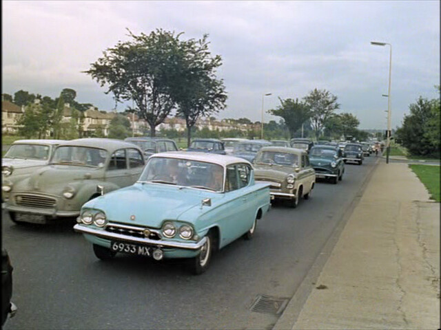 Ford Consul Classic in Traffic Jam 1963 Look at Life DVD Screen Grab from