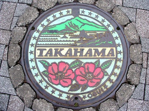 Takahama Fukui manhole cover （福井県高浜町のマンホール）