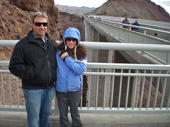 Ron and Rachel at the Memorial Bridge