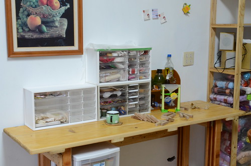 【木工DIY】2012/03 舊木料的第三度利用─桌子