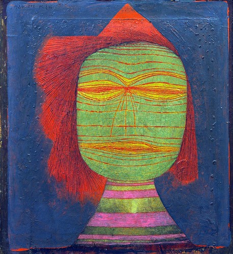 Paul Klee - Actor’s Mask [1924] by Gandalf's Gallery