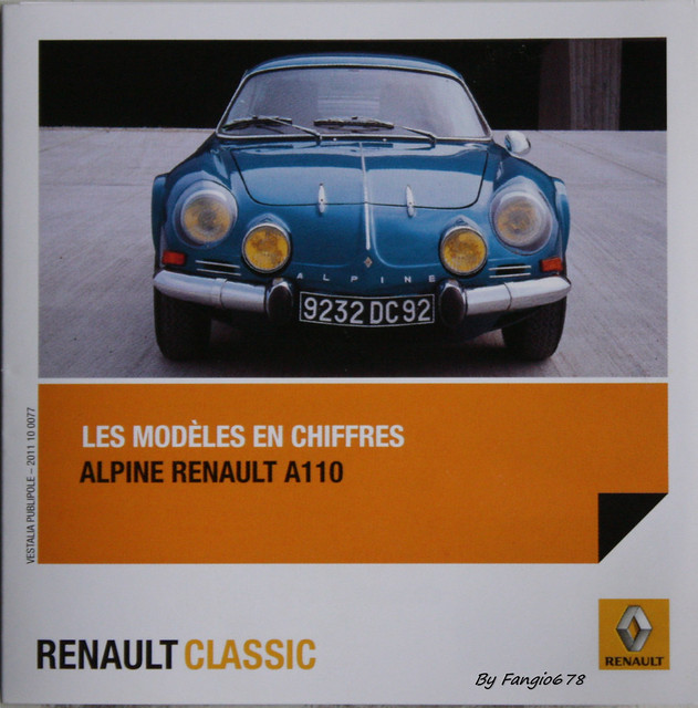 Flyer saga Renault Alpine A110