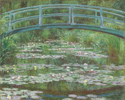 Claude Monet - The Japanese Footbridge [1899] by Gandalf's Gallery