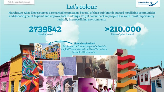 Akzo Nobel's Let's colour campaign