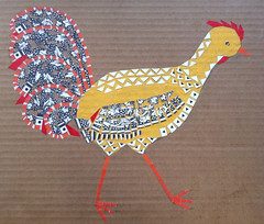 Chicken Collage Day 19 (March 10, 2012) by randubnick