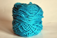 Custom My-Yarn-My-Needles Turquoise Celtic Cabled Longies