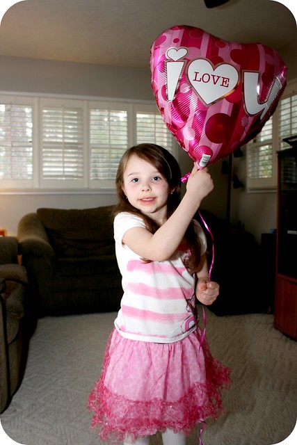 My Niece, Toady, on Valentine's Day