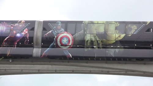 The Avengers monorail