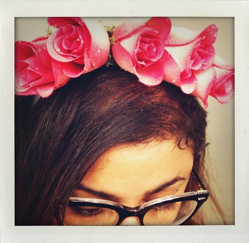 Rose headband