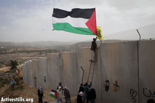 Protest against the occupation, Bil'in, 17.2.2012 West Bank,