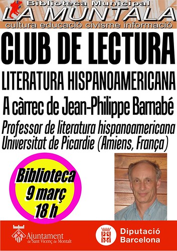 Club de lectura hispano-americana @ 2 març 18 h. by bibliotecalamuntala