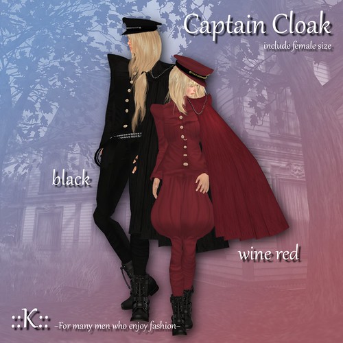 ::K:: Captain Cloak by Kitt+