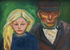 Edvard Munch, Alter Fischer mit Tochter (Old Fisherman with daughter) by HEN-Magonza