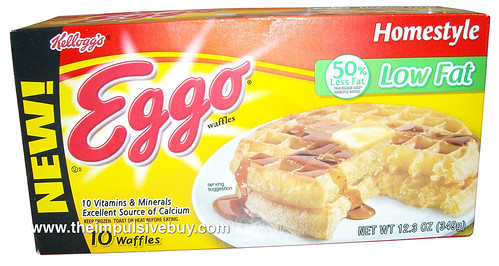 REVIEW: Kellogg's Eggo Low Fat Homestyle Waffles - The Impulsive Buy