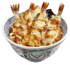 Yoshinoya Shrimp Tempura Bowl
