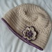 Violet Cream Hat