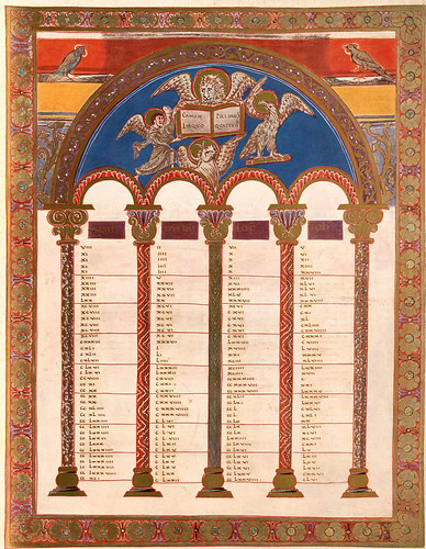 005-Canon de las Tablas-Evangeliar  Codex Aureus - BSB Clm 14000-© Bayerische Staatsbibliothek