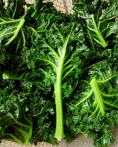 Blanched kale