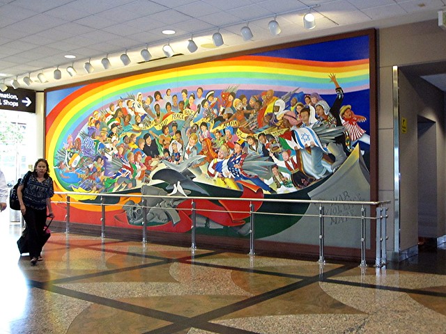 Denver Airport murals (1) | This was the first photo I took,… | Flickr