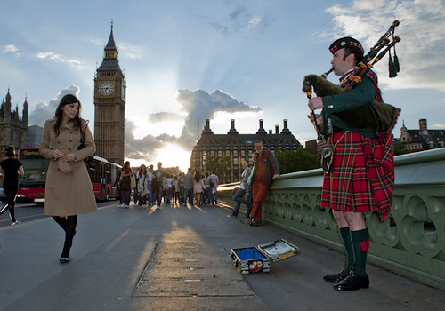 Bagpipe Busking by lucbonnici