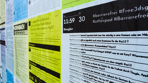 re:publica 2012 - Twitter Timeline goes print