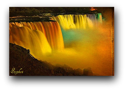 ~ Niagara Falls at Night ~`~