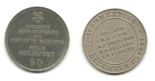 Bronx Coin Club medals