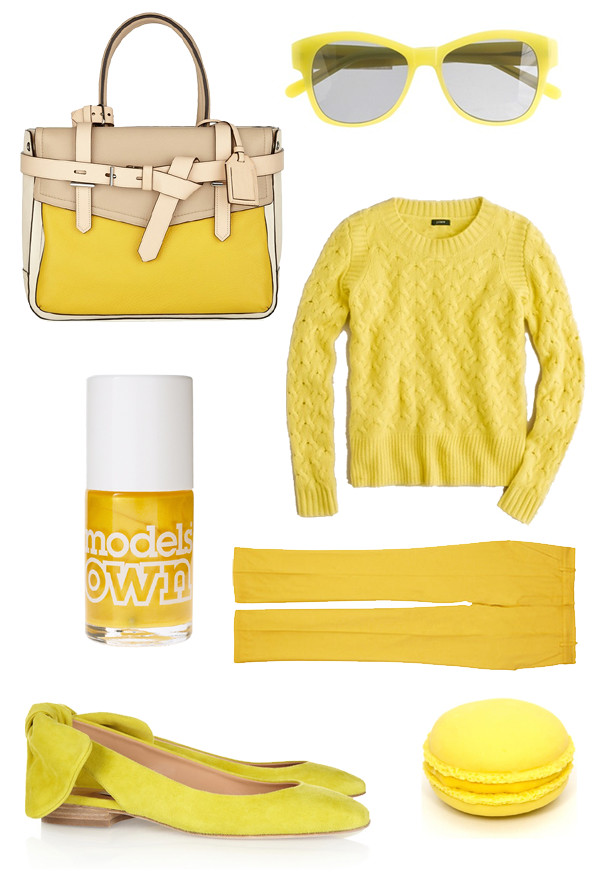 fahionpea_yellow_carven_shoes_bag