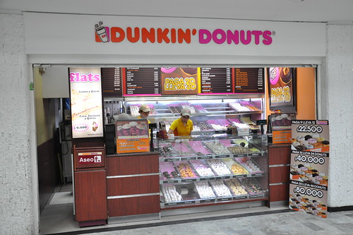 Colombian Dunkin Donuts Shop