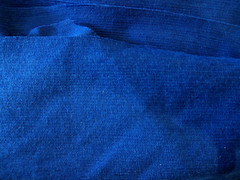 Christian Dior blue wool doubleknit