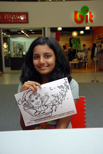 caricature live sketching for "Make Your Christmas Shine at Liang Court" - 2