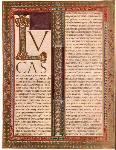 013-Prologo del evangeilio de Lucas-Evangeliar  Codex Aureus - BSB Clm 14000-© Bayerische Staatsbibliothek