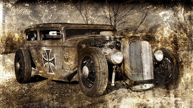 Hot Rod Wallpaper IV 27'' iMac by The Pixeleye Download in highresolution