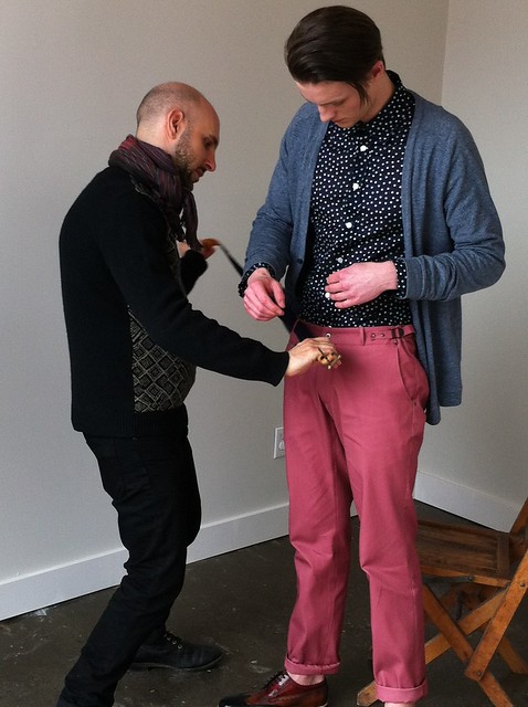 Philip Sparks SS12 - Behind The Scenes