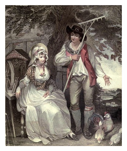 009-El corral 1790- Henry Singleton-Old English colour prints 1909-Charles Holme