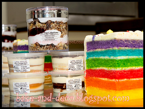 Italian Rainbow Cake + Lapis Cheezy + Blackforest Cream ~ 3 March 2012