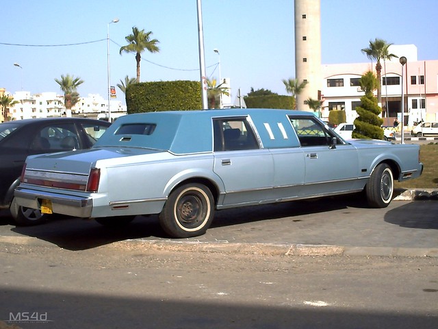 Old Lincoln Limousine New Damietta Egypt