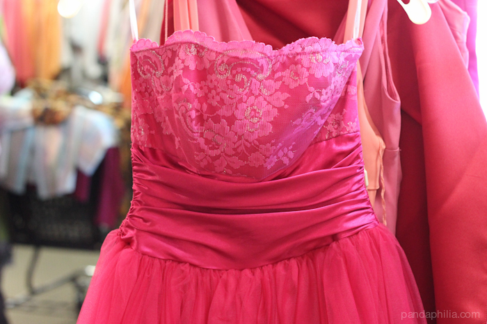 hot pink lace and tulle