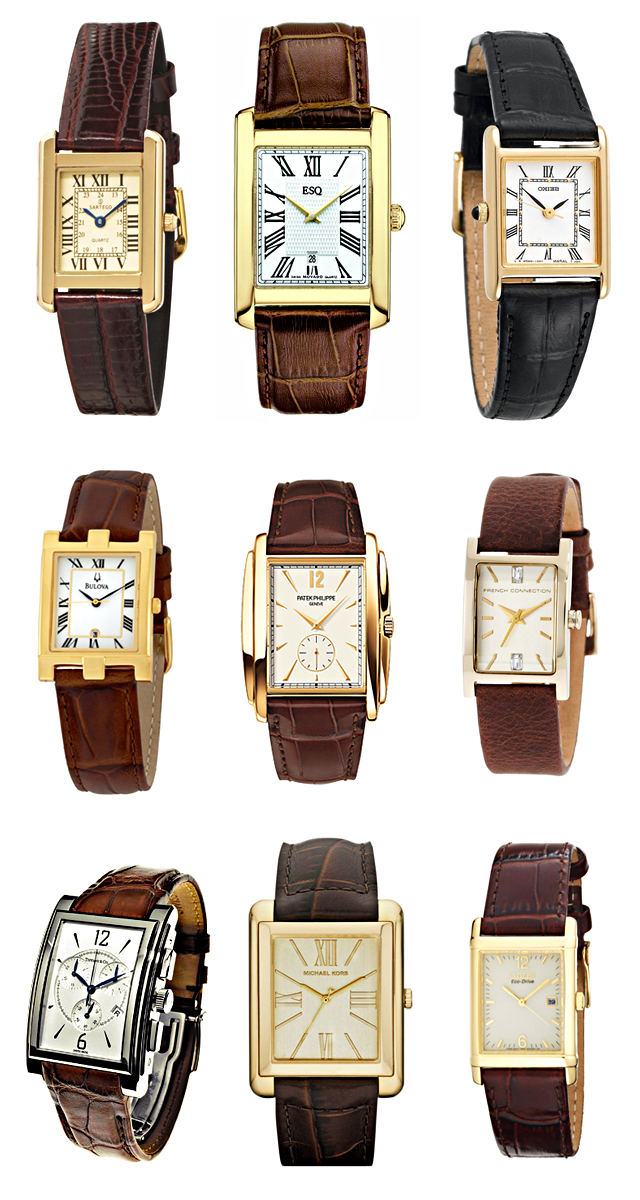 TANK style watches