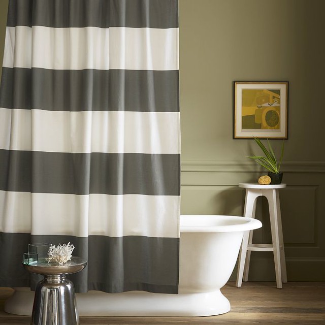  Shower Curtain in Gray I love it and it will look perfect in our 