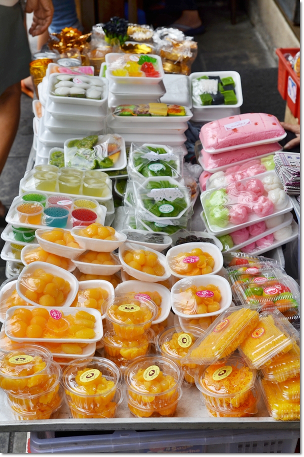Variety of Thai Sweet Desserts
