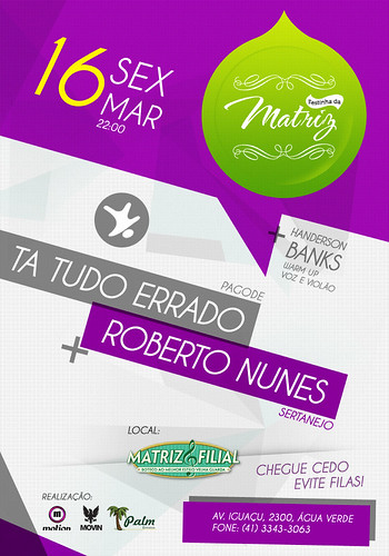 Flyer - Festinha da Matriz by chambe.com.br