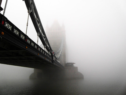 Foggy Tower Bridge by Paulie-K
