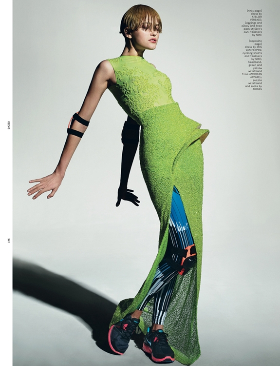 Spring Couture - Dazed & Confused, April 2012 - Vlada Roslyakova by Richard Burbridge and styling by Robbie Spencer