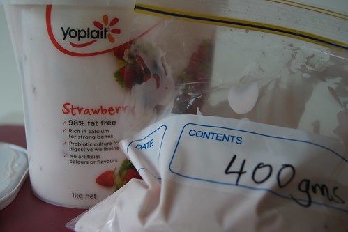 Frozen Yogurt Recipe - ziplock