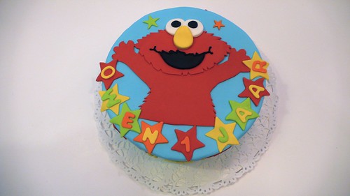Elmo 1st Birthday Cake by CAKE Amsterdam - Cakes by ZOBOT