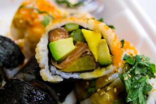 Salmon and Mango Maki at Andy's Sushi Bar