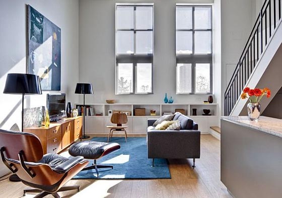 Living-Room-Interior-of-Riverdale-Loft-Apartment-by-Beauparlant-Design